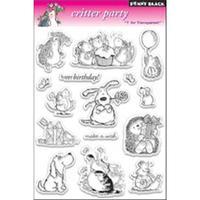 Penny Black Clear Stamps 5X7.5 Sheet-Critter Party 233350