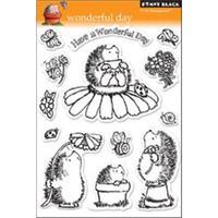 penny black clear stamp 5x75 sheet wonderful day 233375