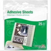 Permanent Adhesive Sheets 12X12 25/Pkg- 272473