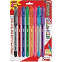Pentel RSVP Ball Point Pens Medium - Assorted Colours 245762