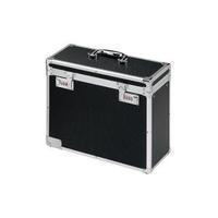 personal filing case a4 black and chrome robust and lockable 67160195