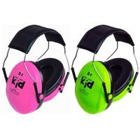 Peltor Kids Ear Defenders. 2 pair pack (1 green/1 pink) Size: fits all