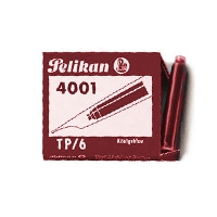 Pelikan Cartridges (6) Red