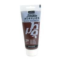 Pebeo Burnt Umber Studio Acrylic Paint 100ml