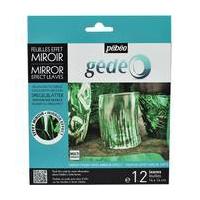 pebeo green mirror effect leaves