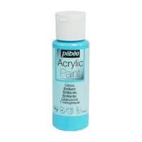 pebeo island blue gloss acrylic paint 59ml