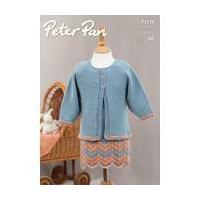 Peter Pan Baby Merino Dress and Cardigan Pattern P1274