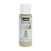 pebeo dark taupe matt acrylic paint 59ml