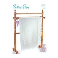 Peter Pan Baby Merino Knitted Swaddle Blanket Digital Pattern P1243