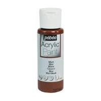 pebeo chocolate matt acrylic paint 59ml