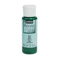 Pebeo Dark Green Matt Acrylic Paint 59ml