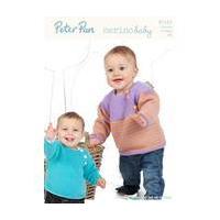 Peter Pan Baby Merino Sweaters Pinafore Dress and Hats Digital Pattern P1183