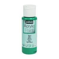 pebeo pine green matt acrylic paint 59ml