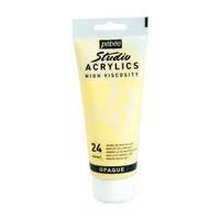 Pebeo Naples Yellow Hue Studio Acrylic Paint 100ml