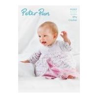 Peter Pan Baby Jacket Crochet Pattern 1257 3 Ply