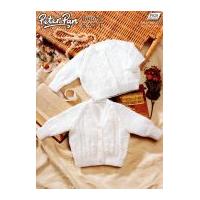 Peter Pan Baby Cardigans Knitting Pattern 826 DK