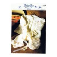 peter pan baby jacket leggings bonnet mittens knitting pattern 831 4 p ...