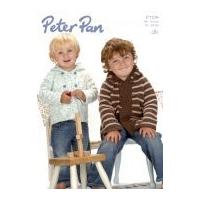 Peter Pan Boys Duffle Jackets Knitting Pattern 1134 DK