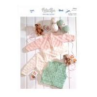 Peter Pan Baby Cardigans & Gilet Knitting Pattern 914 DK