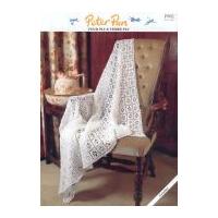 peter pan baby square shawl crochet pattern 882 3 ply 4 ply
