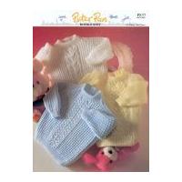 Peter Pan Baby Sweaters Knitting Pattern 837 DK