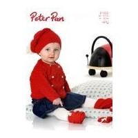 Peter Pan Baby Jacket, Sweater, Hat, Mittens & Shoes Knitting Pattern 1102 4 Ply