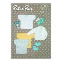 Peter Pan Baby Tops, Cardigans & Booties Knitting Pattern 1152 DK
