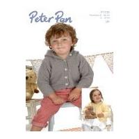 Peter Pan Baby Jackets Knitting Pattern 1136 DK