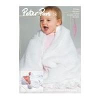 Peter Pan Baby Matinee Coat, Top, Bonnet, Mittens, Booties & Shawl Knitting Pattern 1046 DK