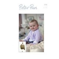 Peter Pan Baby Cardigan Knitting Pattern 998 DK