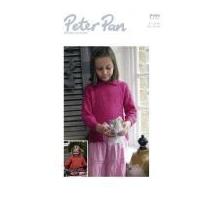 Peter Pan Girls Cardigan & Sweater Knitting Pattern 999 DK