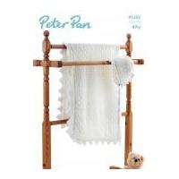 Peter Pan Baby Blanket Knitting Pattern 1252 4 Ply
