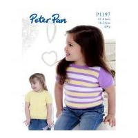 peter pan girls cardigan sweater knitting pattern 1197 4 ply