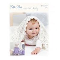 Peter Pan Baby Blanket & Teddy Merino Baby Knitting Pattern 1159 DK