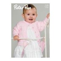 Peter Pan Baby Cardigan Knitting Pattern 1055 DK