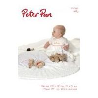 Peter Pan Baby Blanket & Shawl Knitting Pattern 1096 4 Ply