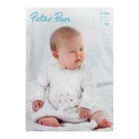 Peter Pan Baby Dress Knitting Pattern 1244 DK