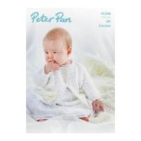 Peter Pan Baby Jacket Crochet Pattern 1248 DK