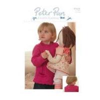 peter pan childrens sweater knitting pattern 1033 dk