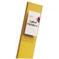 Pelltech ClearWhite Label Holders 55x102mm Pack of 6 25330