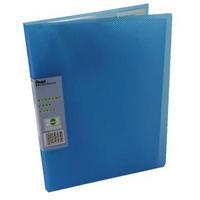 pentel recycology vivid 30 pocket blue display book pack of 10 dcf343c