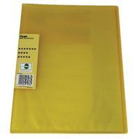 pentel recycology vivid 30 pocket yellow display book pack of 10