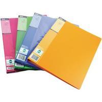 pentel recycology fresh a4 display book 20 pocket assorted pack of 4