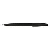 pentel sign pen fibre tip black pack of 12 s520 a