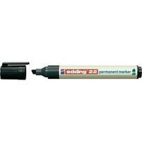 Permanent marker EcoLine Edding 1-22-4-1001 Black Wedge-shaped 1 - 5 mm 1 pc(s)