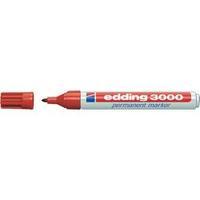 Permanent marker Edding 3000 Red Round 1.5 - 3 mm 1 pc(s)