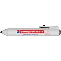 Permanent marker Edding RETRACT 11 Black Round 1.5 - 3 mm 1 pc(s)