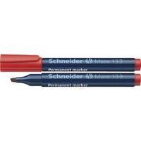 Permanent marker Schneider 113302 Red Wedge-shaped 1 - 4 mm 1 pc(s)