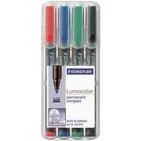 permanent marker lumocolor staedtler 318 9wp4hz black round 06 mm max  ...