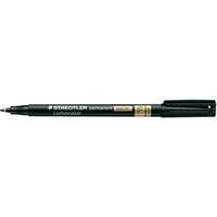 permanent marker lumocolor staedtler 319 f 9 black round 06 mm max 1 p ...